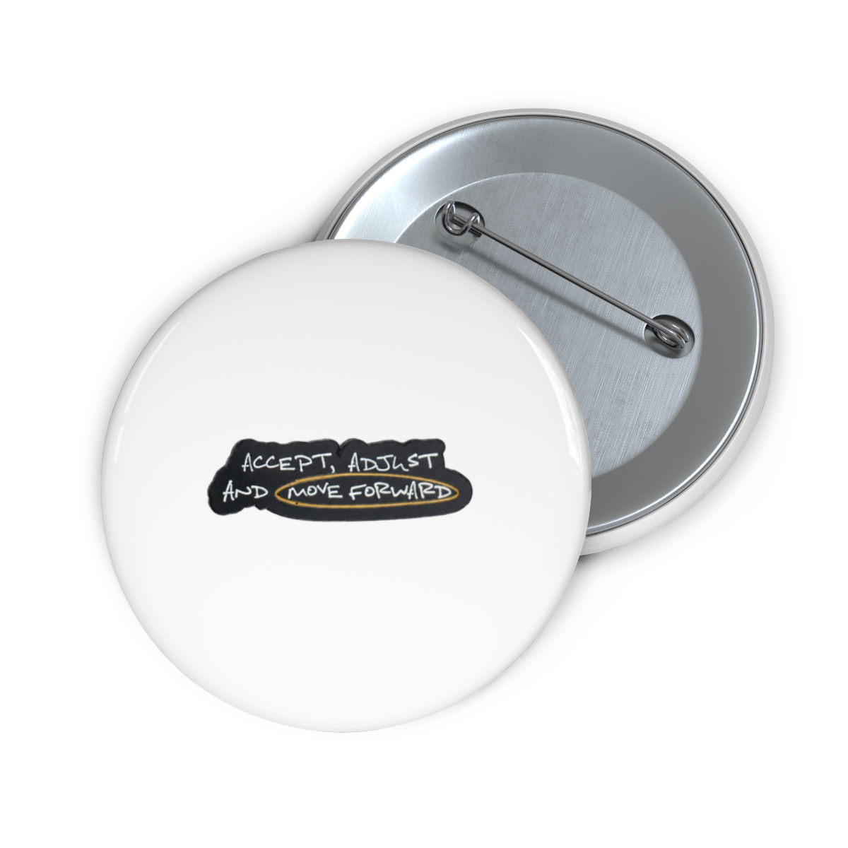 Accept, Adjust & Move Forward Pin | The Pivot - alternate angle 1, merchandise