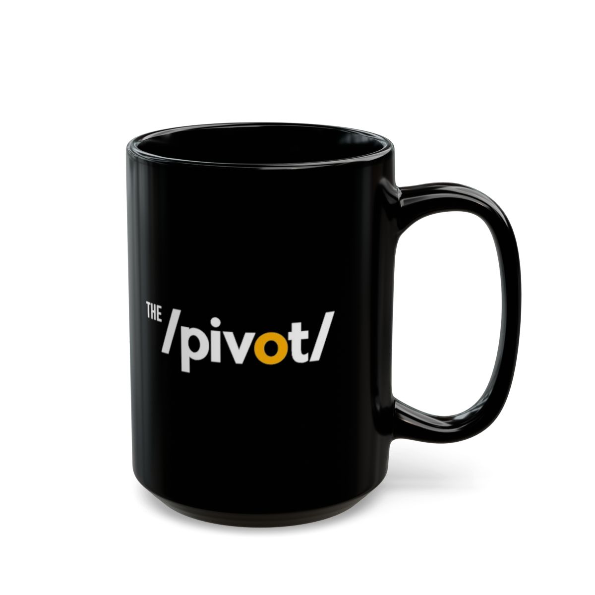 The Pivot Black Mug