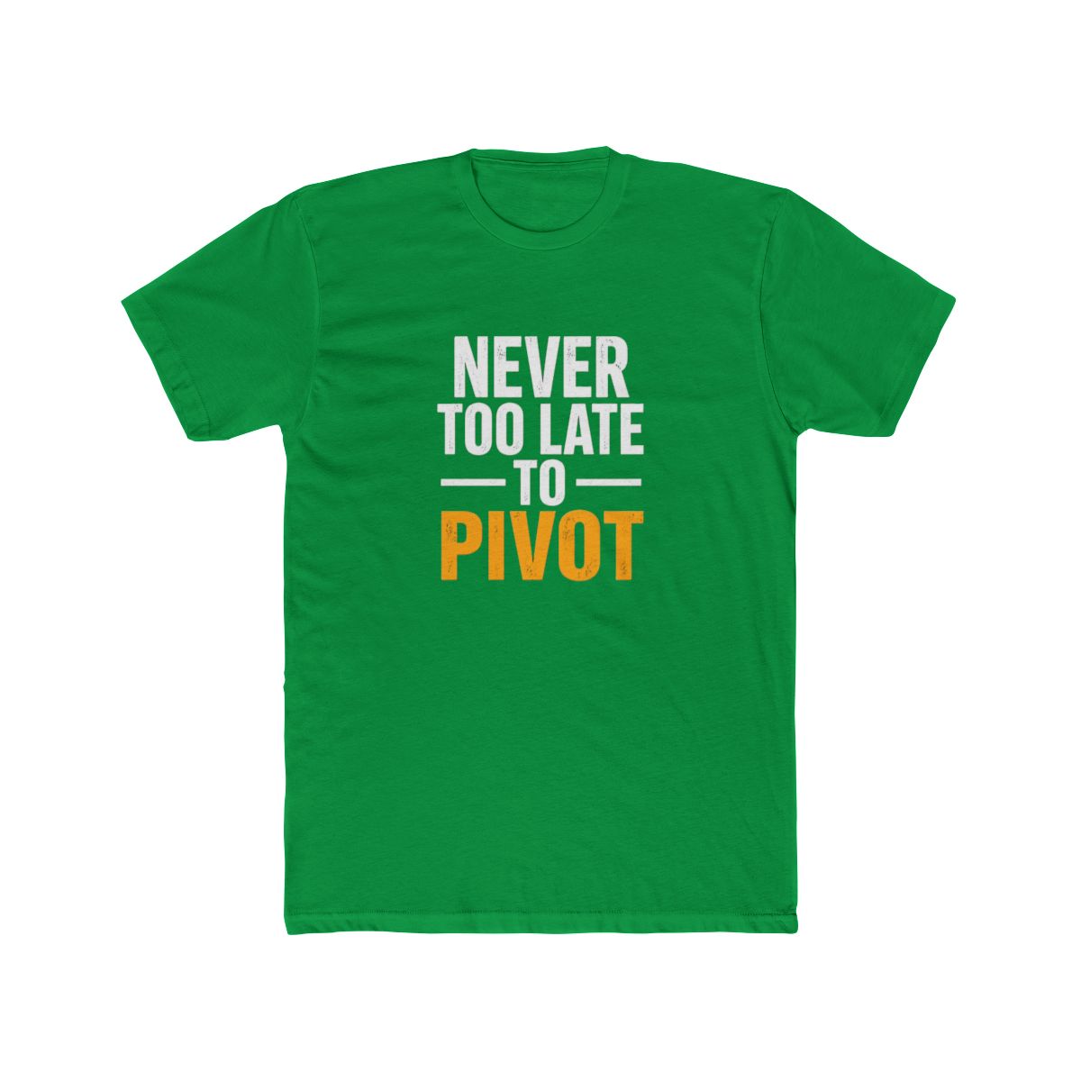 Never Too Late to Pivot Urban Heavyweight Tee-Horizontal - alternate angle 2, merchandise
